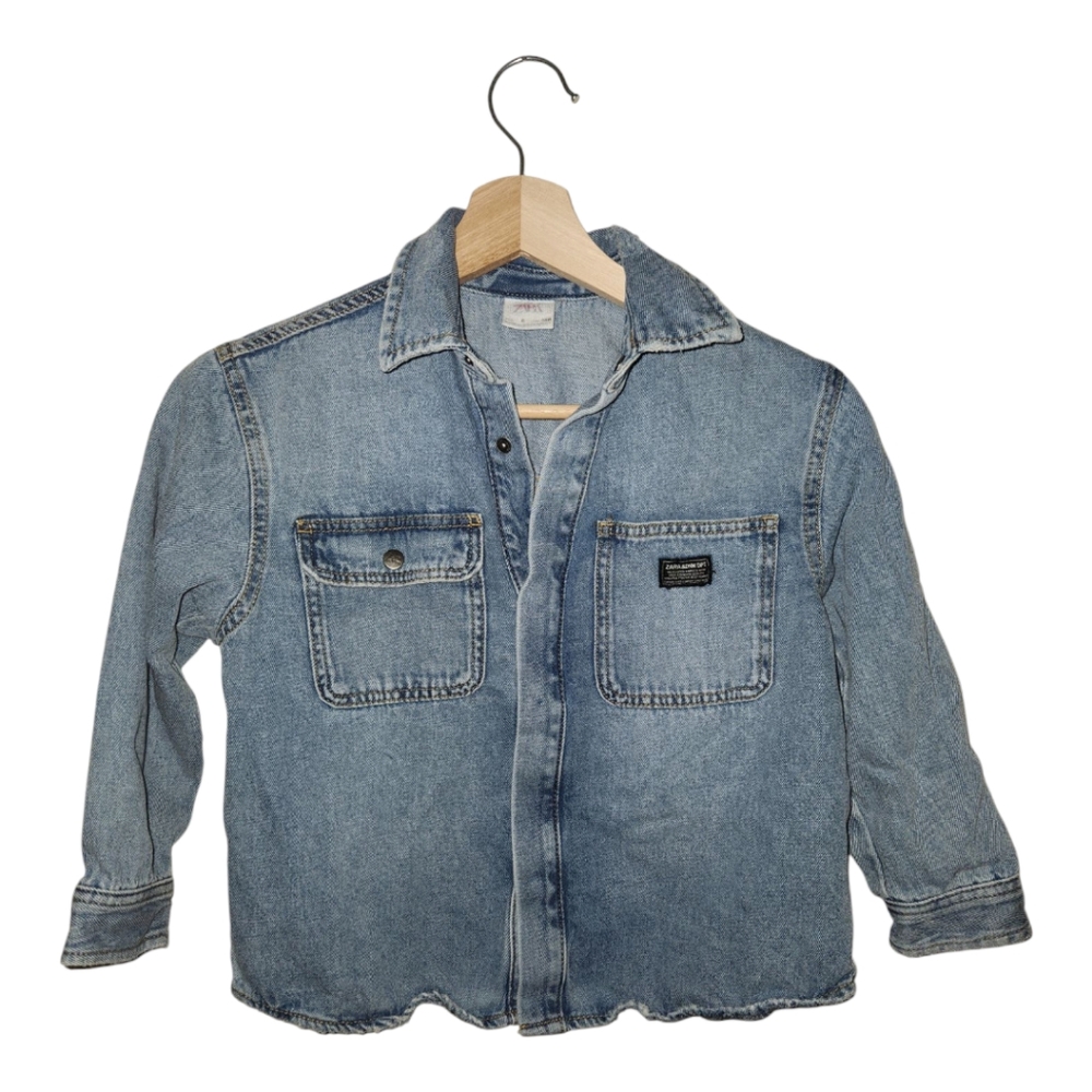 Zara‎ Denim jacket size 8 unisex